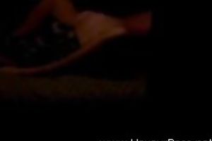Hidden webcam episode with my buddy and his big-assed GF making love