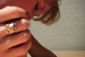 Redhead doxy Claire sucks a shaft and receives her fur pie pounded unfathomable