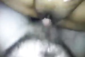 My ebony wifey acquires her unshaved muff smashed by me