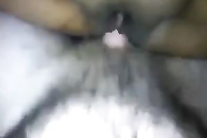 My ebony wifey acquires her unshaved muff smashed by me