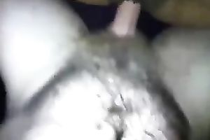 My ebony wifey acquires her unshaved muff smashed by me