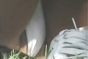 Bootyful nympho in white strap caught my attention