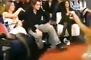 Gorgeous European blond stripper dances so beautifully