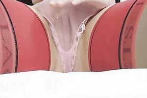 Homemade video with me fingering my love tunnel during the time that wearing strap