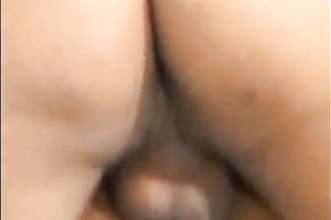 Ugly and bulky black hottie receives her juicy poontang attacked in mish pose