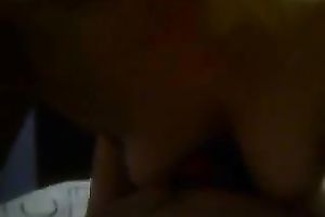 Kinky golden-haired wench strokes my dick and sucks it with unbridled excitement