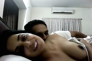 My nice-looking GF and me making love in the missionary position