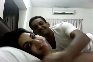 My nice-looking GF and me making love in the missionary position