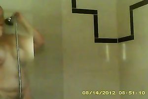 I simply love watching my voluptuous black cock sluts shower in front of me