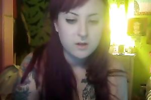 My red-haired ally with tattoos is wonderful at giving blowjobs