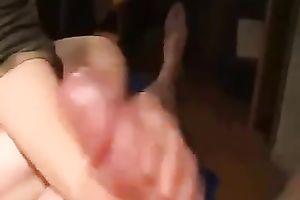 My hotwife lets me finger and fuck her fur pie after giving me a hand