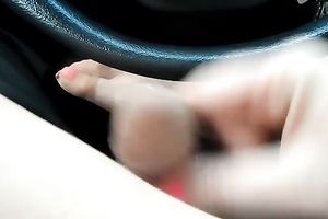 My concupiscent amateur wife knew about my foot fetish and we went on normally