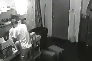 Lovely colleague was desirous to have quickie with me in the storage room