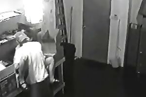 Lovely colleague was desirous to have quickie with me in the storage room