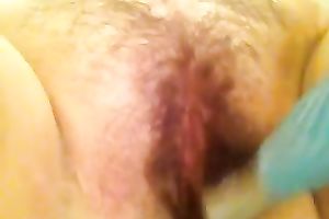 Horny camwhore stuffs her slit with her sex toy and then flaunts her large pointer sisters