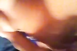 Sweet and breasty Desi girlfriend recording herself on webcam