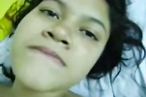 Salacious Indian GF is actually into having sex in missionary position