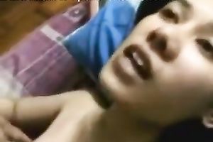 Exotic cutie works a dong and receives her whoppers licked