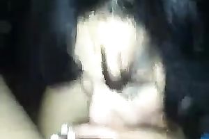 Chunky aged dark brown enjoys working on my shaft in POV video