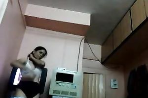 Small tittied Indian hottie shows off her petite bazookas