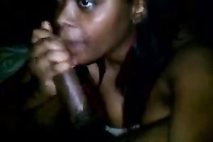 My big-breasted paramour sucks my dark dick in a good POV scene