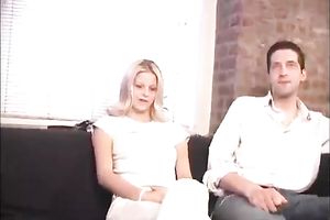 This coed would rather have a trio than attend a lecture