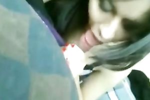 Admirable dark brown call-girl sucks my dong ardently in POV episode