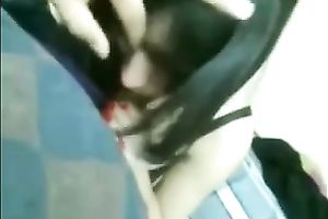 Admirable dark brown call-girl sucks my dong ardently in POV episode