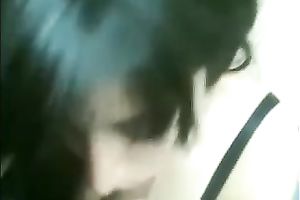 Admirable dark brown call-girl sucks my dong ardently in POV episode