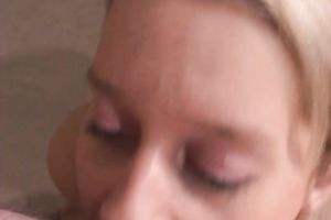Layla lets an elderly stud take up with the tongue and finger her pussy in a cellar