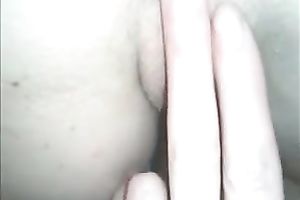 Penetrating pink rectal hole of my obese white girlfriend