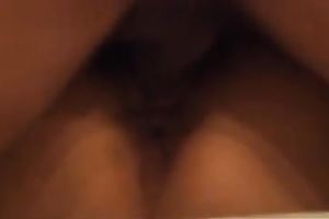 Nasty bald brown bawdy cleft of my Vietnamese amateur wife group-fucked