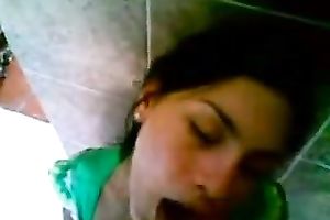 Cum longing girlfriend gives me an awesome irrumation in front of a camera