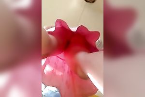 Cute white bitch in miniskirt receives caught on my hidden webcam