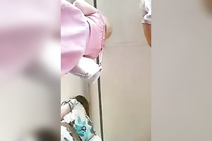 Cute white bitch in miniskirt receives caught on my hidden webcam