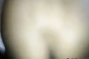 Rubbish Indian bitch rides knob in reverse cowgirl position