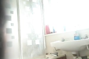 Hidden webcam clip with my awesome GF taking a shower