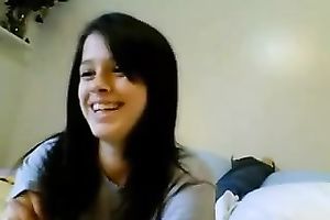 Demonstrating my consummate natural breasts for the web camera