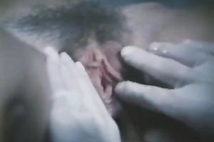 Kinky gynecologist passionately eats hirsute cum-hole of blonde head bitch