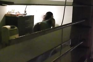 Peeping on my sexy slender neighbour wife throughout the window