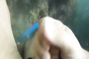 Amazing underwater episode with me and my slutty wife banging in a pool