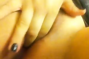 Nasty corpulent juvenile honey with large bra buddies fingers herself