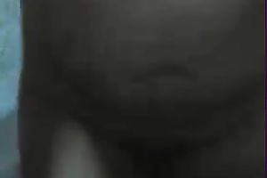 Stunning homemade solo with my black cock sluts playing with her bald slit