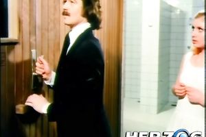 German vintage sex movie of sexy honeys with curly twats