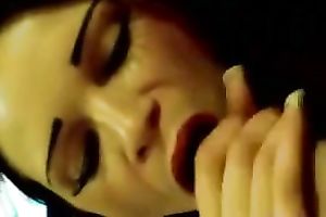 My sizzling dark brown GF does anything to milk my boner dry