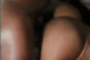 Ebony chick loved to engulf that huge jock in room