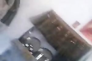 Skanky Indian mamma flashes her hairless bawdy cleft upskirt