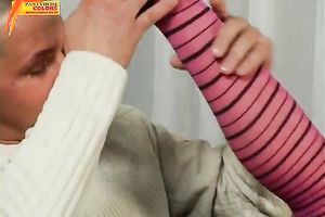 Concupiscent Russian hoochie makes her paramour eat her moist slit