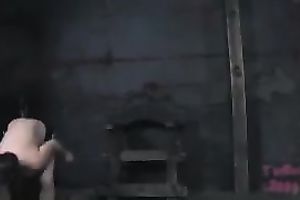 Bodacious chick does a bit of workout in advance of BDSM session