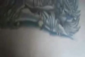 My tattooed GF with well-developed tits can't live without getting drilled from behind